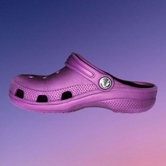 Little KIds CROCS Classic Clog Purple Plum Size C 13 - Picture 6 of 6
